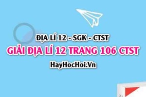 Giải Địa lí 12 trang 106 Chân trời sáng tạo SGK